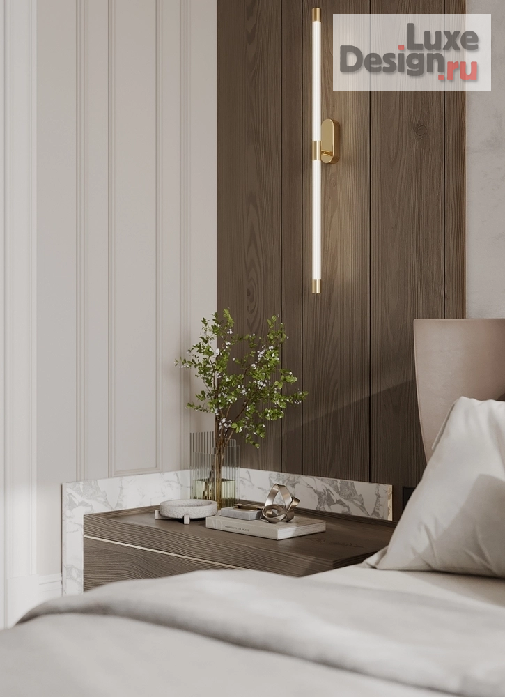 Дизайн интерьера частного дома "Мастер-спальня в загородном доме" (фото 7)