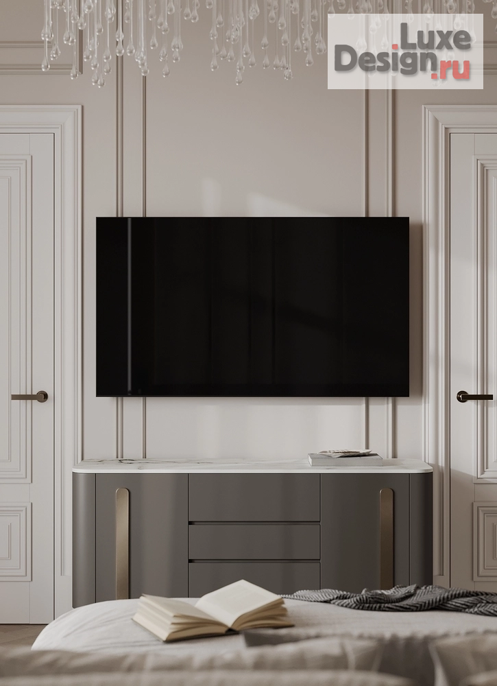 Дизайн интерьера частного дома "Мастер-спальня в загородном доме" (фото 8)