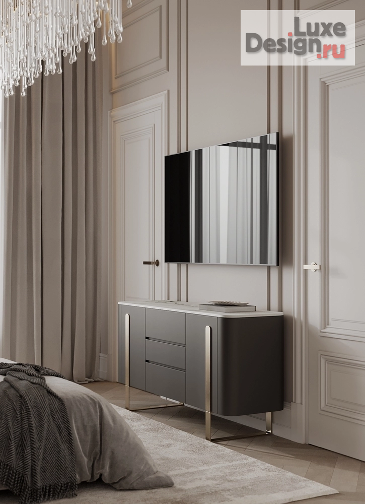 Дизайн интерьера частного дома "Мастер-спальня в загородном доме" (фото 6)