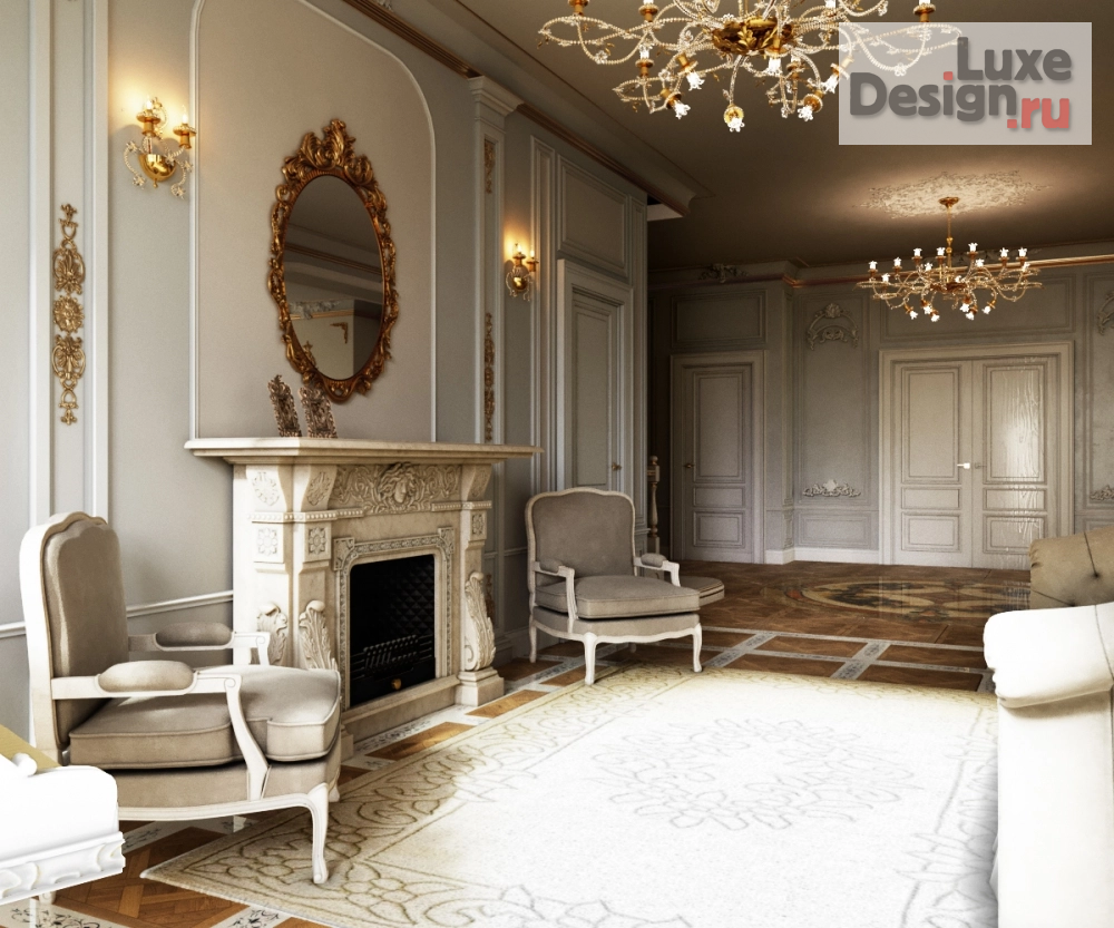 Дизайн интерьера коттеджа "Коттедж под С-Петербургом" (фото 7)