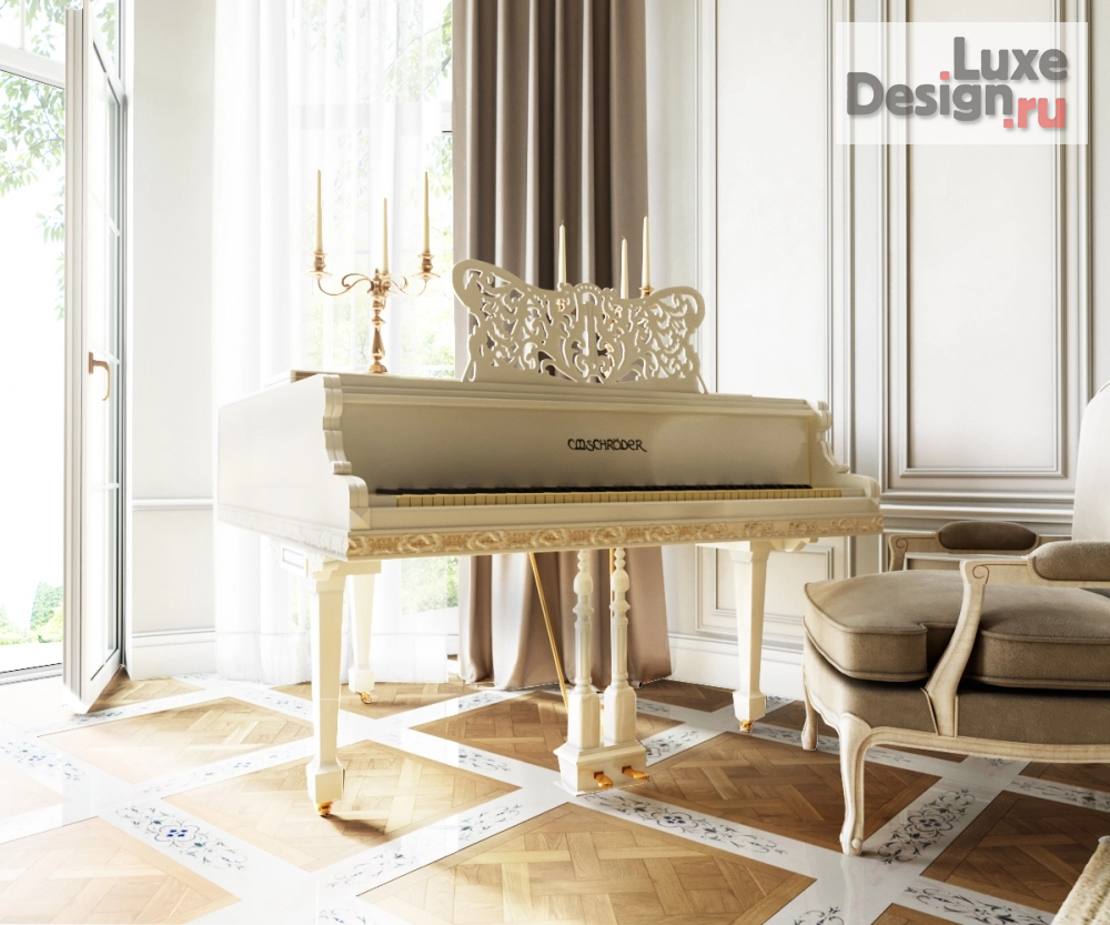 Дизайн интерьера коттеджа "Коттедж под С-Петербургом" (фото 8)