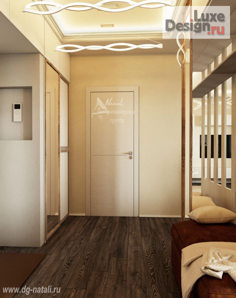 Дизайн интерьера двухкомнатной квартиры "Двухкомнатная квартира в ЖК "НЬЮТОН"" (фото 6)