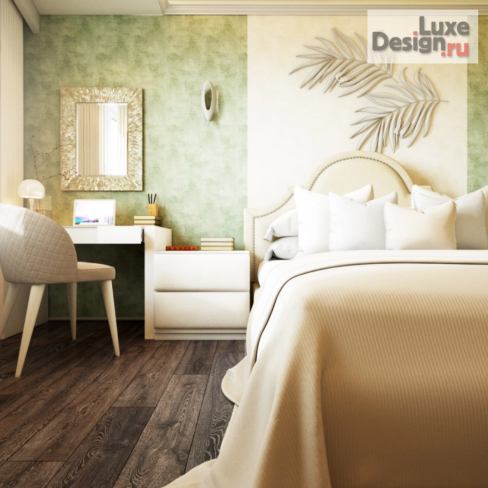 Дизайн интерьера спальни "Двухкомнатная квартира в ЖК "НЬЮТОН"" (фото 3)