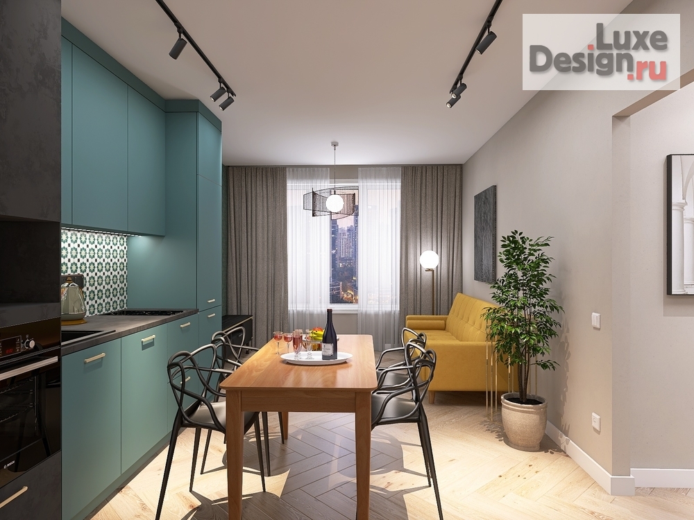 Дизайн интерьера двухкомнатной квартиры "ЖК "4Ленина"" (фото 14)