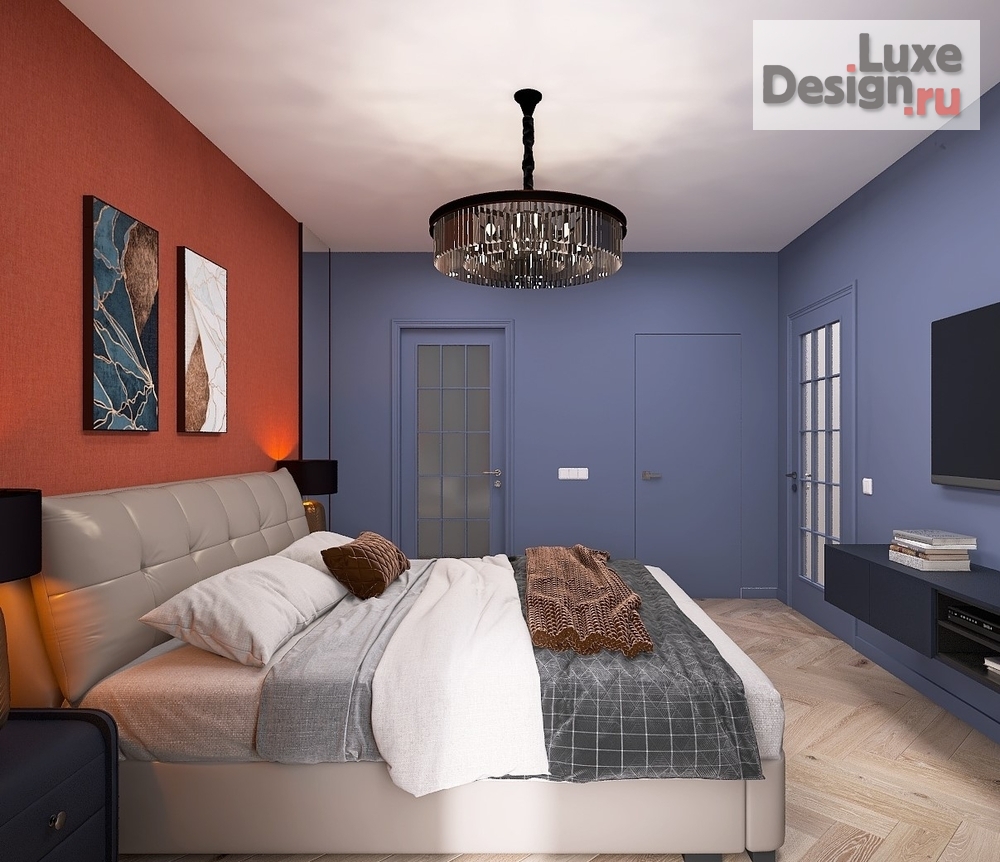 Дизайн интерьера двухкомнатной квартиры "ЖК "4Ленина"" (фото 2)