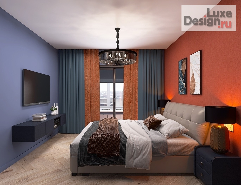 Дизайн интерьера двухкомнатной квартиры "ЖК "4Ленина"" (фото 3)