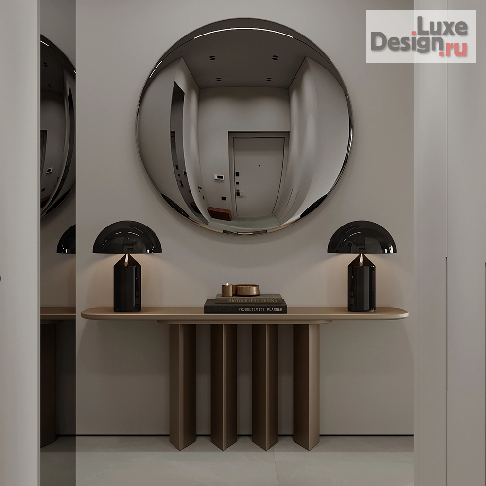 Дизайн интерьера трехкомнатной квартиры "ЖК Павелецкая Сити" (фото 7)