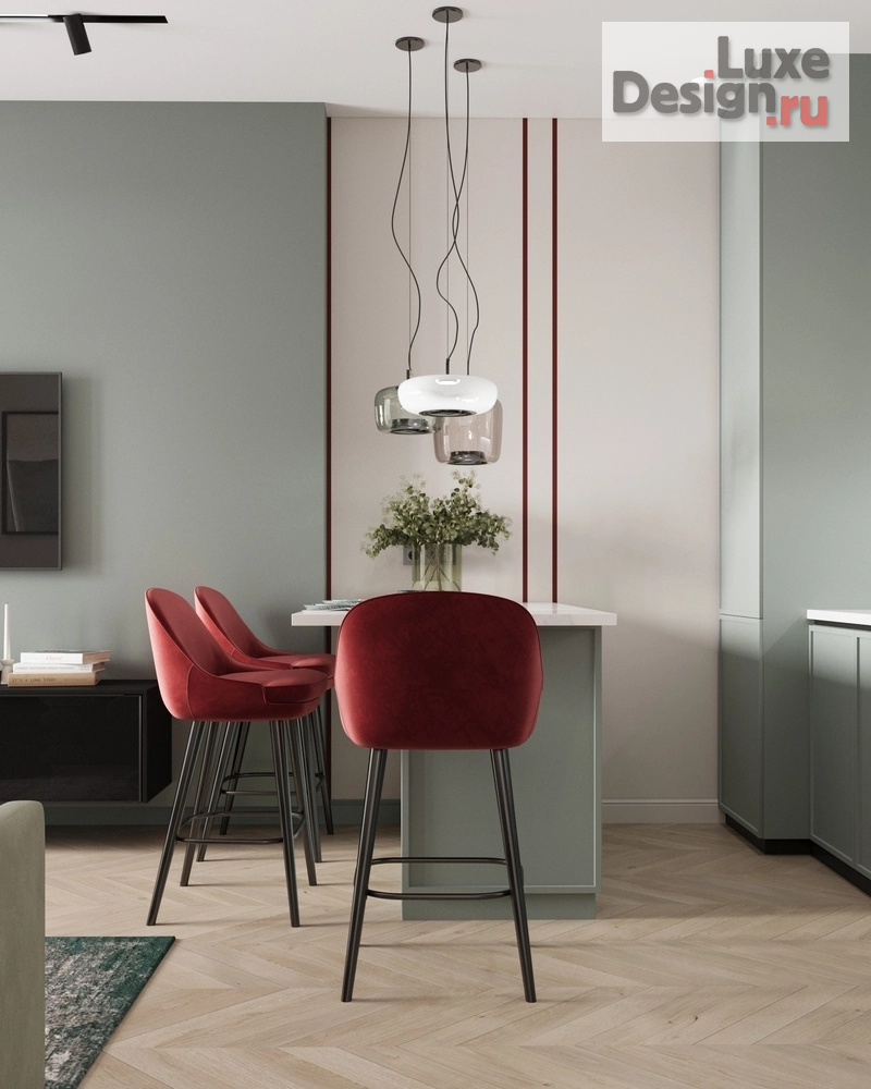 Дизайн интерьера двухкомнатной квартиры "Квартира в жк Ньютон " (фото 2)