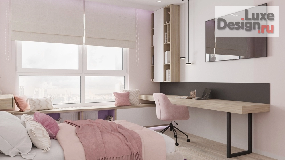 Дизайн интерьера трехкомнатной квартиры "Квартира в жк Ньютон " (фото 14)