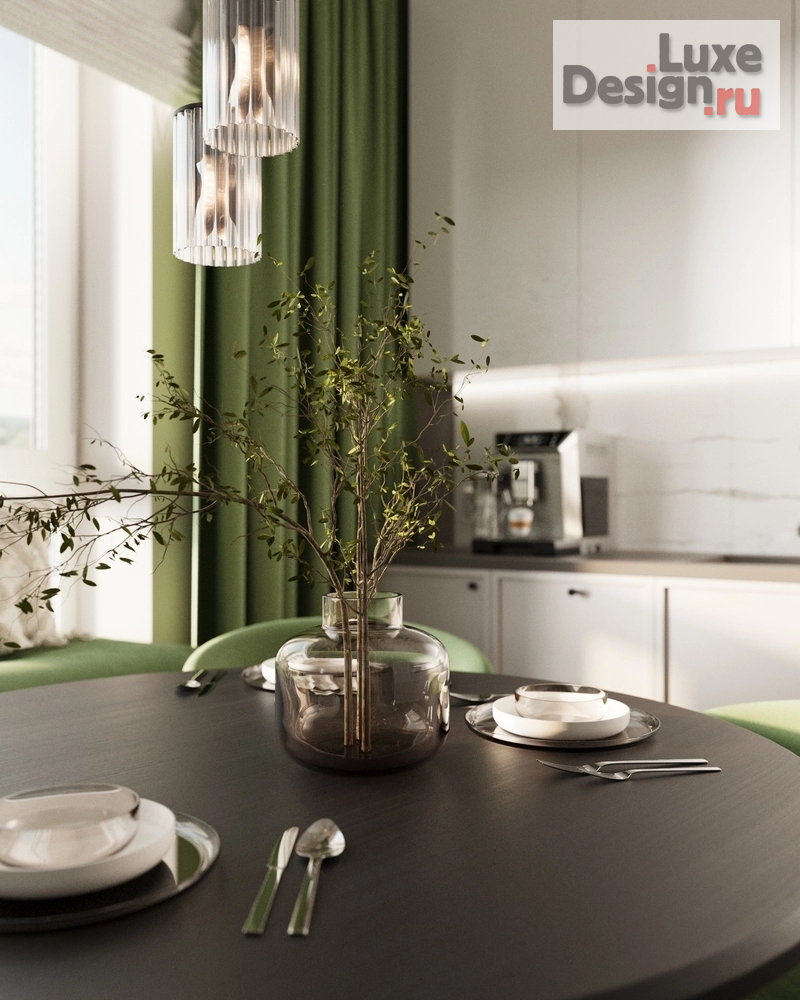 Дизайн интерьера двухкомнатной квартиры "Квартира жк  ХЮГГЕ" (фото 1)