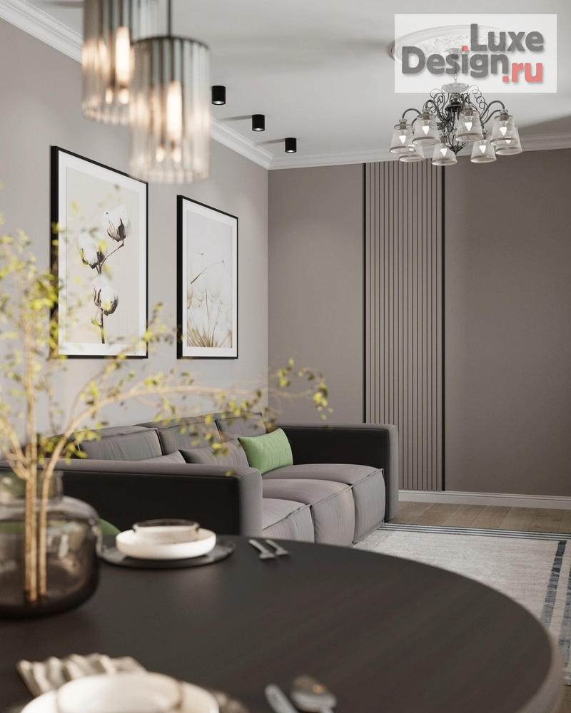 Дизайн интерьера двухкомнатной квартиры "Квартира жк  ХЮГГЕ" (фото 6)