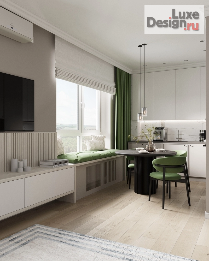 Дизайн интерьера двухкомнатной квартиры "Квартира жк  ХЮГГЕ" (фото 5)