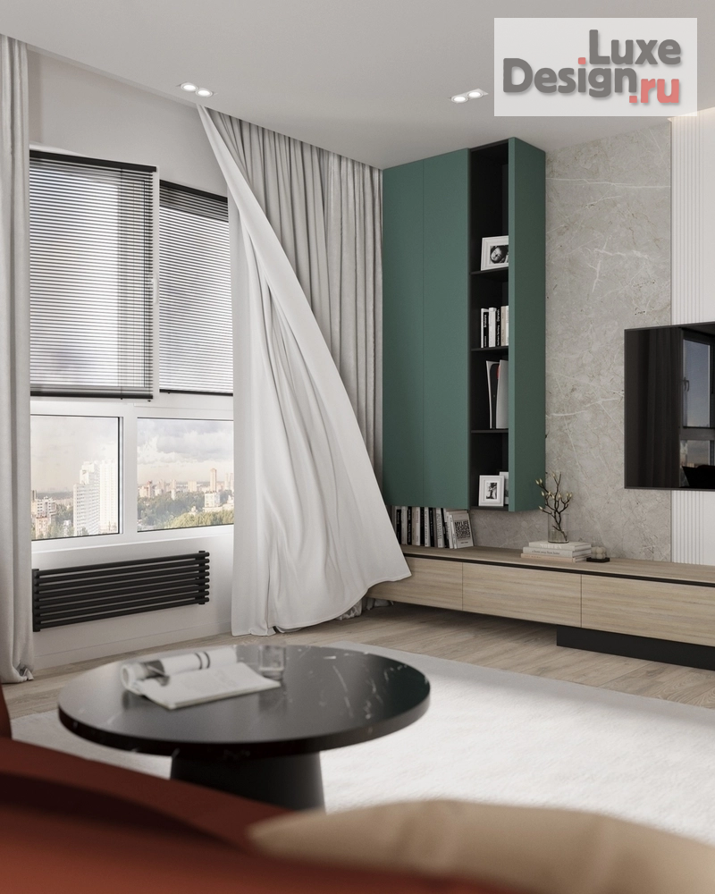 Дизайн интерьера трехкомнатной квартиры "Квартира в жк Ньютон " (фото 12)