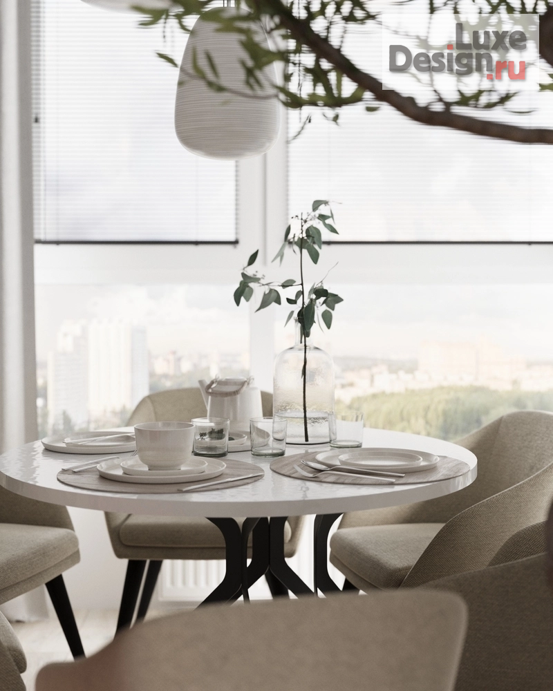 Дизайн интерьера трехкомнатной квартиры "Квартира в жк Ньютон " (фото 11)