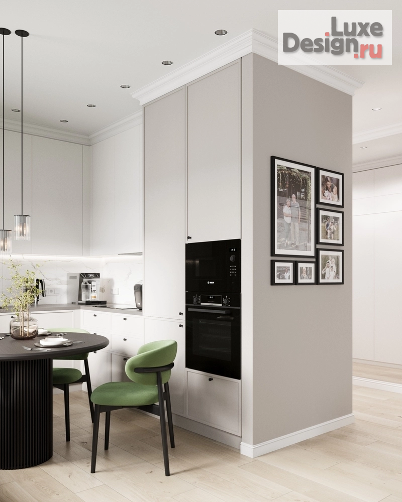 Дизайн интерьера двухкомнатной квартиры "Квартира жк  ХЮГГЕ" (фото 2)