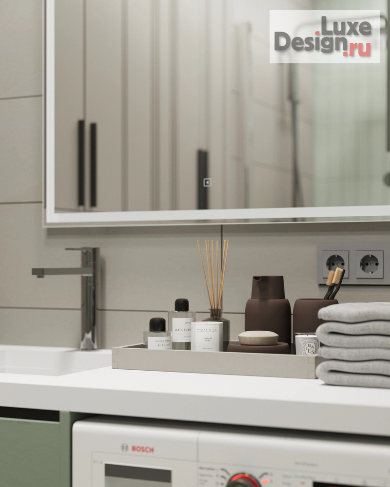 Дизайн интерьера двухкомнатной квартиры "Квартира в жк Ньютон " (фото 6)