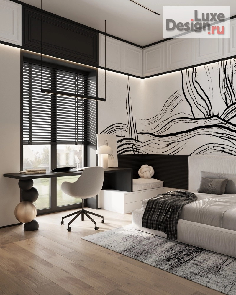 Дизайн интерьера загородного дома "Дизайн проект дома" (фото 48)