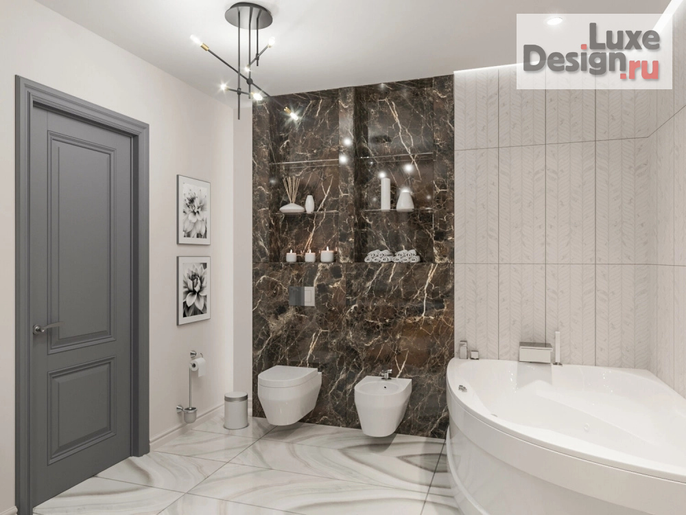 Дизайн интерьера таунхауса "Таунхаус Благодатово" (фото 19) от дизайнера Мазанова Ольга Дизайн интерьера таунхауса "Таунхаус Благодатово" (фото 19)