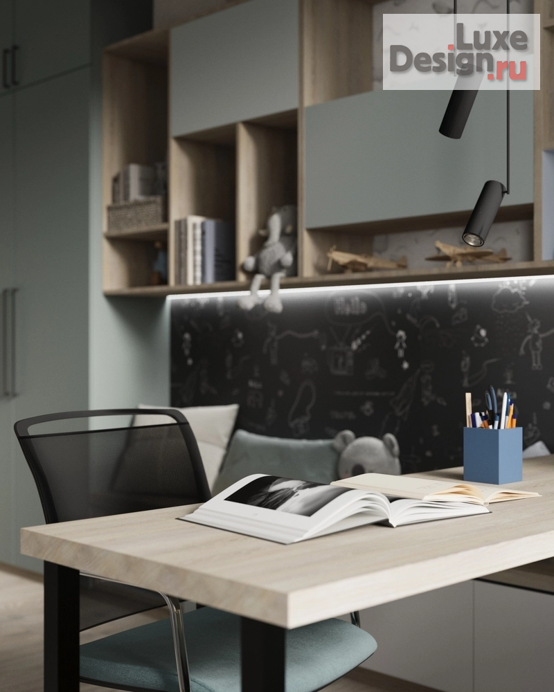 Дизайн интерьера трехкомнатной квартиры "Квартира в жк Ньютон " (фото 26)