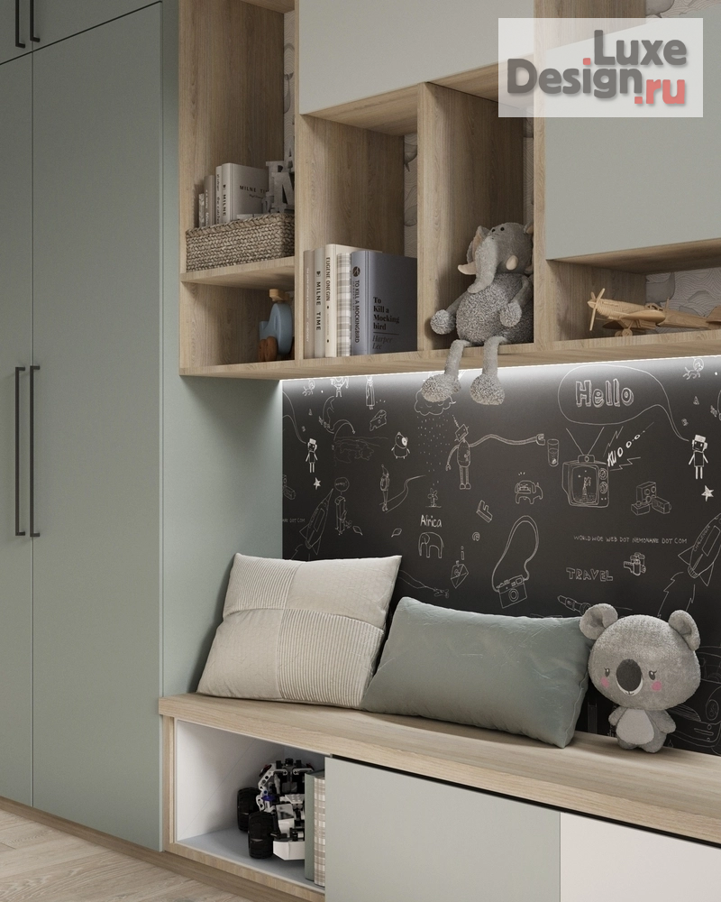 Дизайн интерьера трехкомнатной квартиры "Квартира в жк Ньютон " (фото 27)