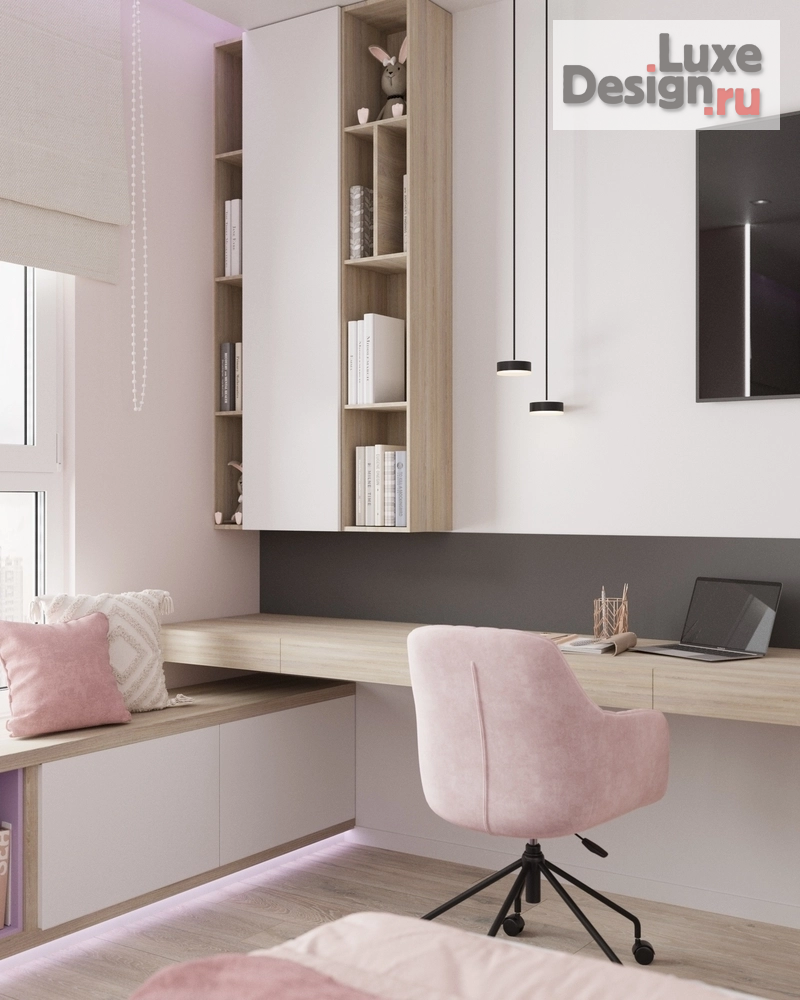 Дизайн интерьера трехкомнатной квартиры "Квартира в жк Ньютон " (фото 17)