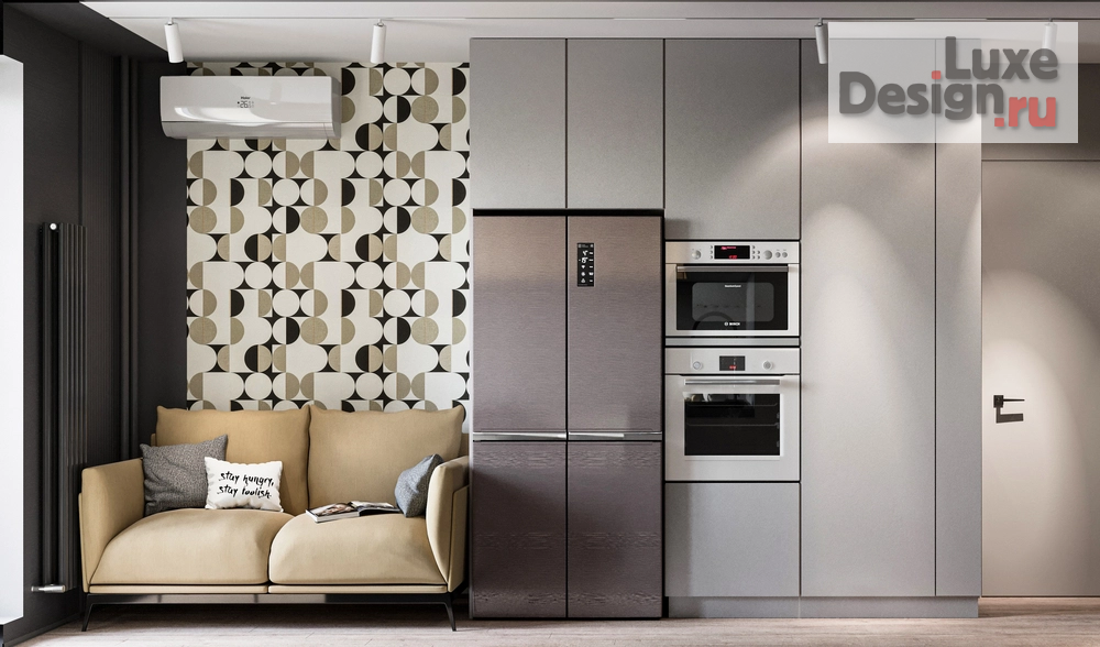 Дизайн интерьера однокомнатной квартиры "Квартира жк Манхеттен" (фото 6)