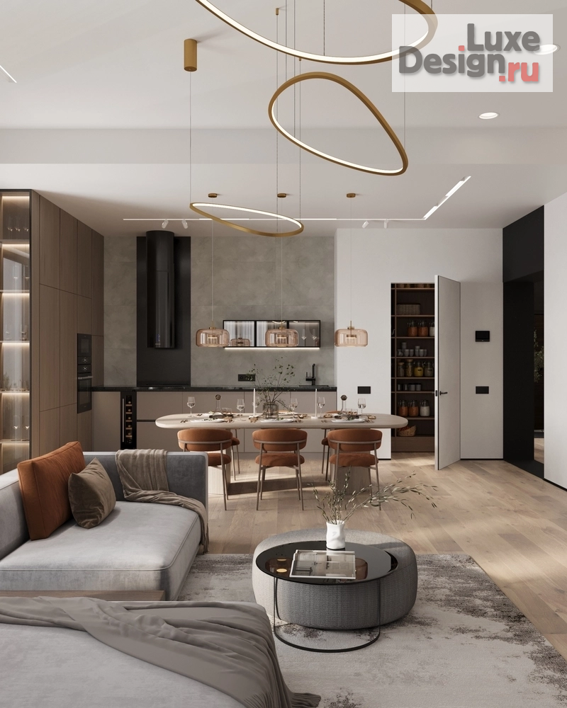 Дизайн интерьера загородного дома "Дизайн проект дома" (фото 55)