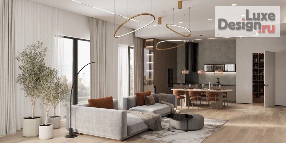 Дизайн интерьера загородного дома "Дизайн проект дома" (фото 28)