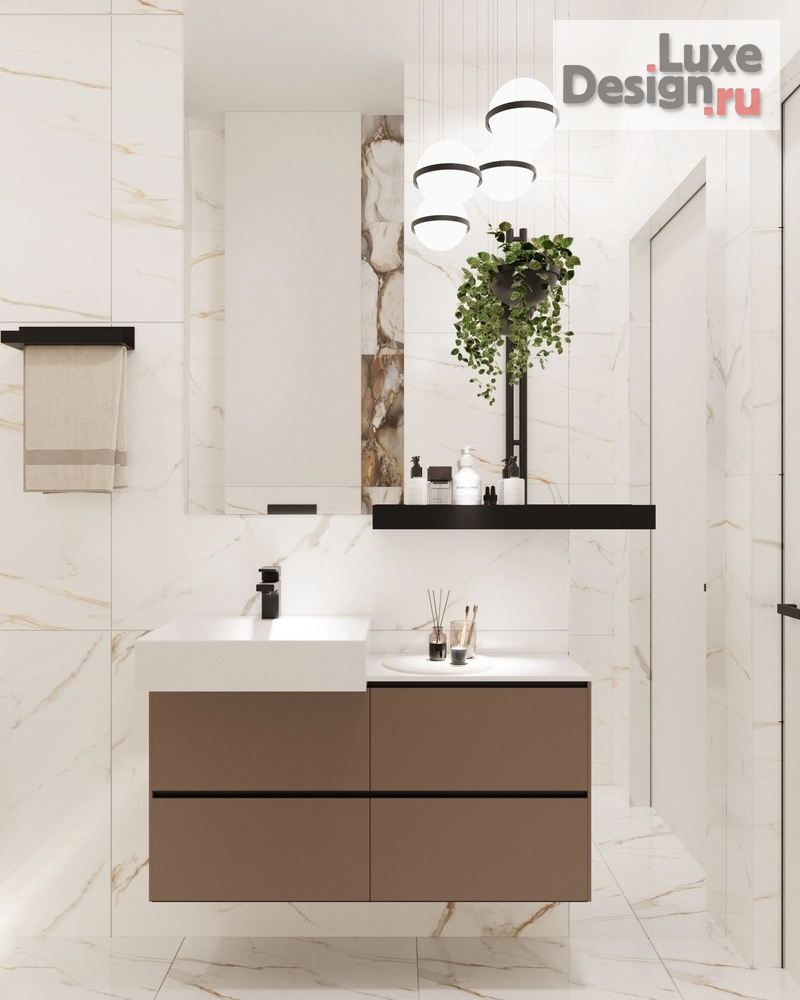 Дизайн интерьера трехкомнатной квартиры "Квартира в жк Ньютон " (фото 33)