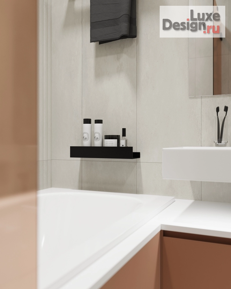 Дизайн интерьера трехкомнатной квартиры "Квартира в жк Ньютон " (фото 42)