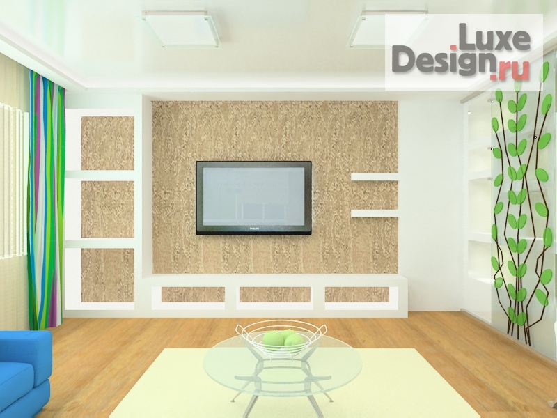 Дизайн интерьера коттеджа "интерьер кухни-гостиной" (фото 6)