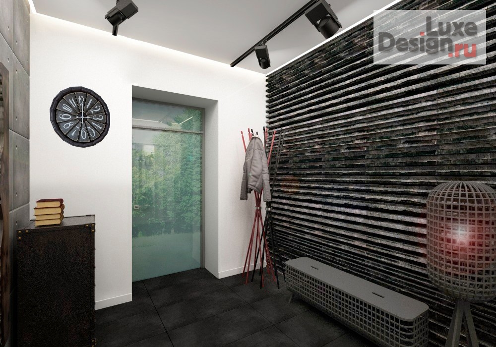 Дизайн интерьера коттеджа "LOFT в Лесном острове" (фото 3)