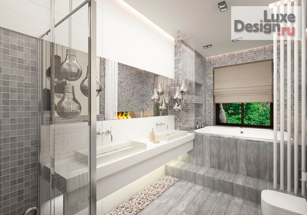 Дизайн интерьера коттеджа "LOFT в Лесном острове" (фото 19)