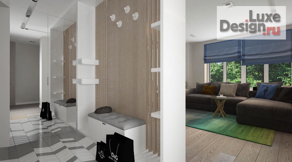 Дизайн интерьера трехкомнатной квартиры "Secrets" (фото 3)