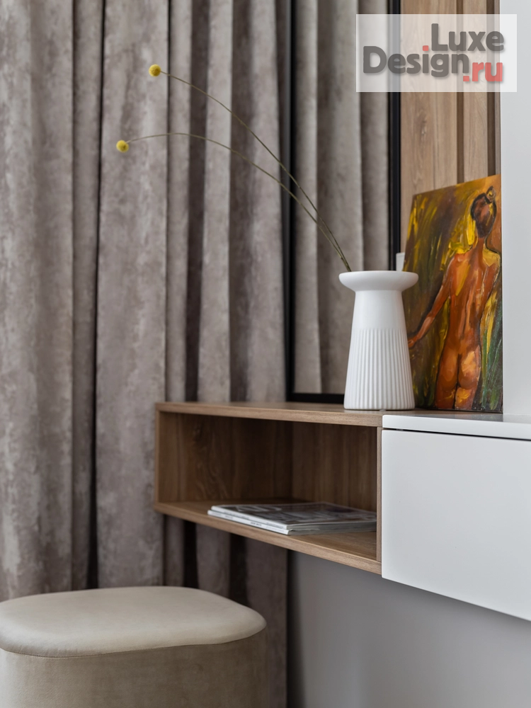 Дизайн интерьера квартиры "Уютная квартира 42 кв.м. с нотками ретро для молодой женщины" (фото 8)