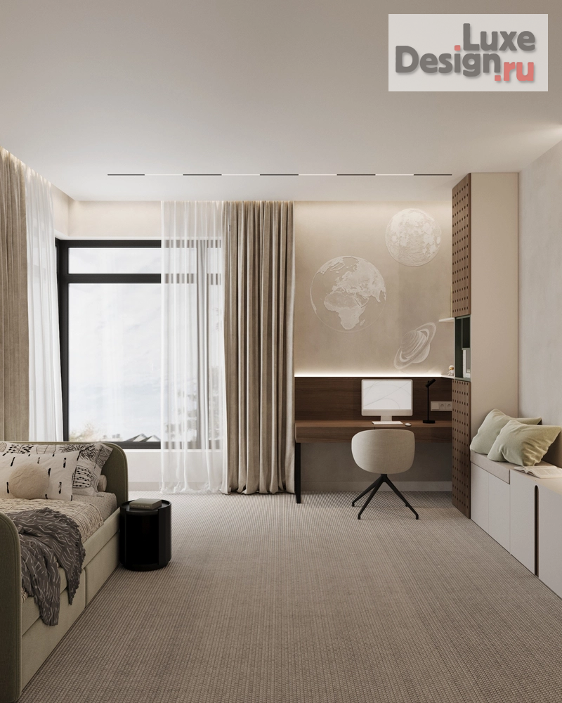 Дизайн интерьера коттеджа "Частный дом в п.Западный" (фото 51)