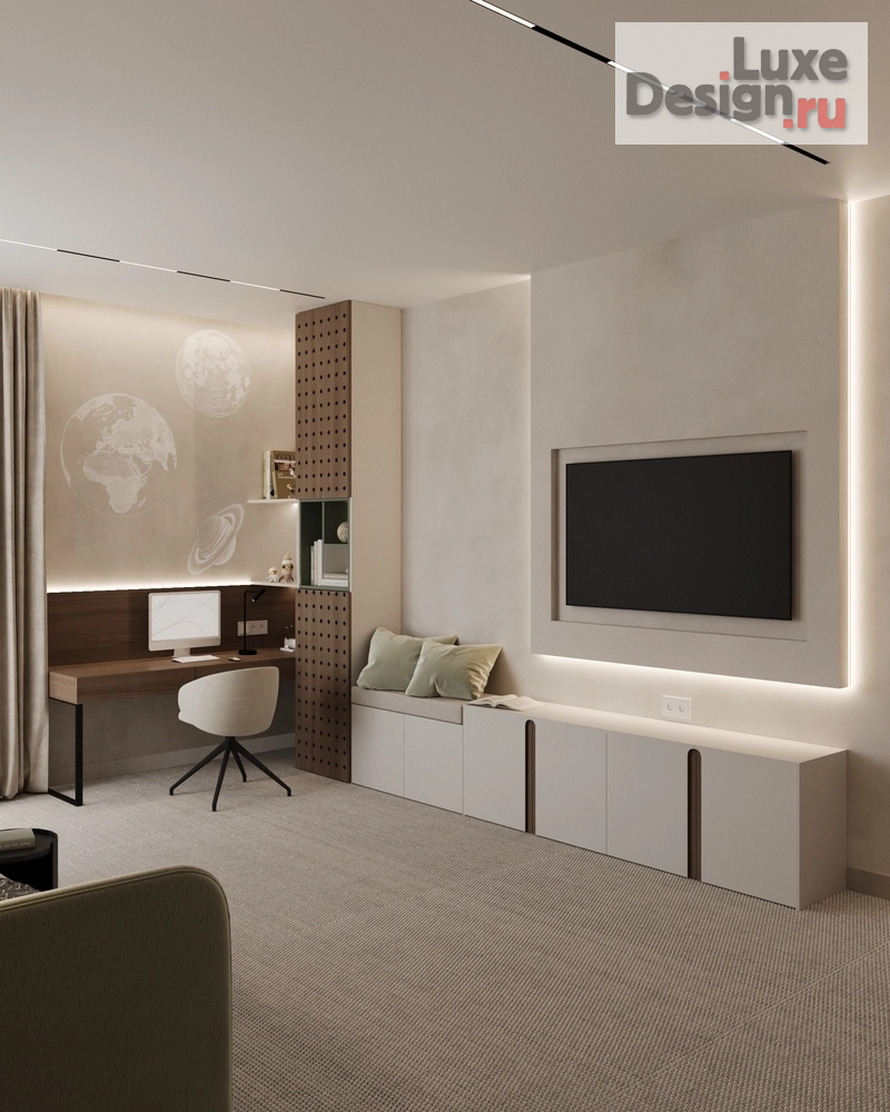 Дизайн интерьера коттеджа "Частный дом в п.Западный" (фото 52)