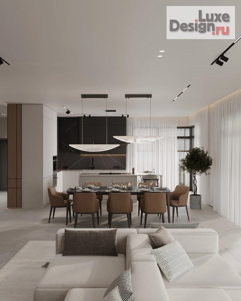 Дизайн интерьера коттеджа "Частный дом в п.Западный" (фото 1)