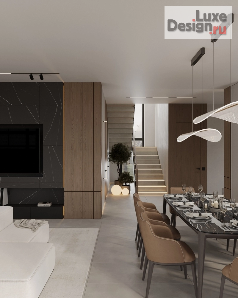 Дизайн интерьера коттеджа "Частный дом в п.Западный" (фото 2)