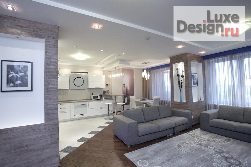 Дизайн интерьера четырехкомнатной квартиры "Квартира ЖК Святогор" (фото 2)