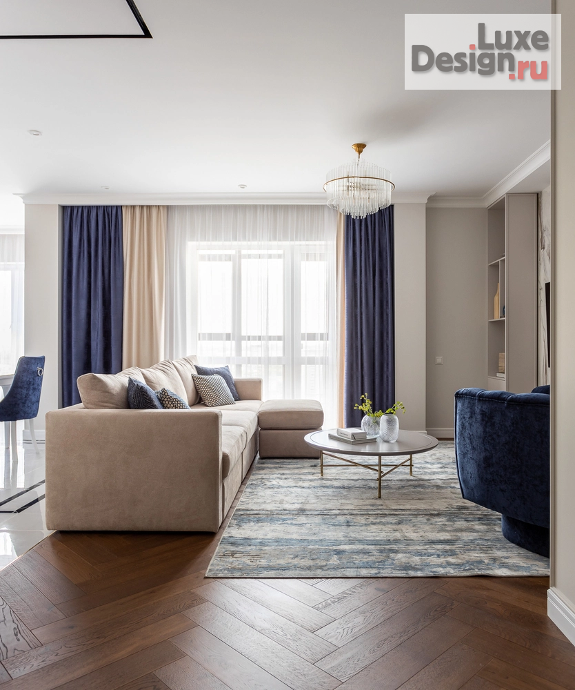 Дизайн интерьера квартиры "LESOPARKOVIY, 150 m2" (фото 1)