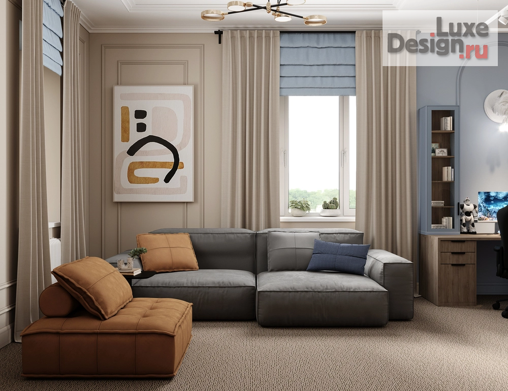 Дизайн интерьера частного дома "Семейная резиденция, дом 900м2" (фото 15)