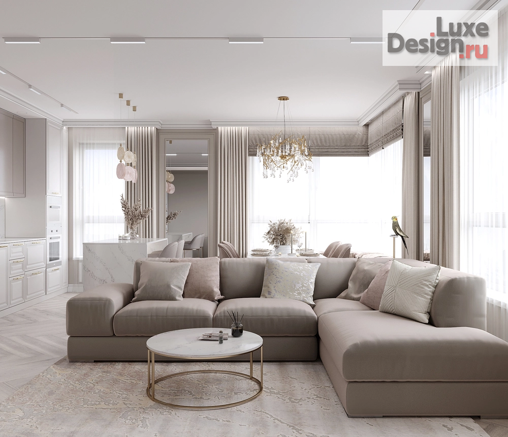 Дизайн интерьера квартиры "Интерьер квартиры в ЖК Ньютон" (фото 4)