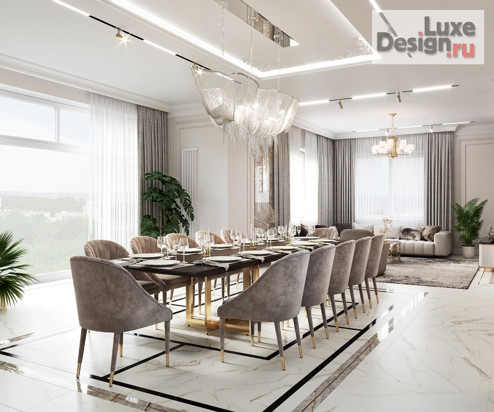 Дизайн интерьера частного дома "Семейная резиденция, дом 900м2" (фото 7)