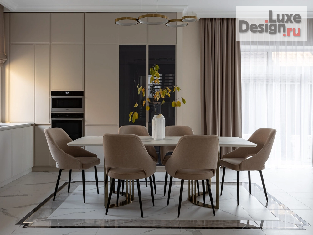 Дизайн интерьера загородного дома "Obrazcovo, 310 m2" (фото 4)