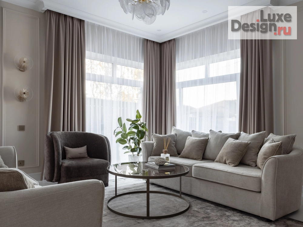 Дизайн интерьера загородного дома "Obrazcovo, 310 m2" (фото 1)