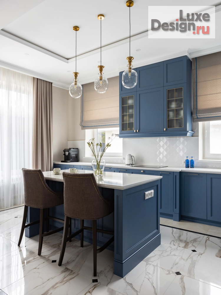 Дизайн интерьера частного дома "Неизменная классика в загородном доме" (фото 5)