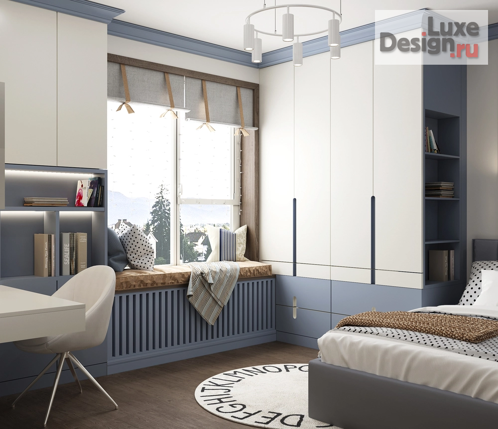 Дизайн интерьера трехкомнатной квартиры "Интерьер квартиры в ЖК Хюгге " (фото 14)