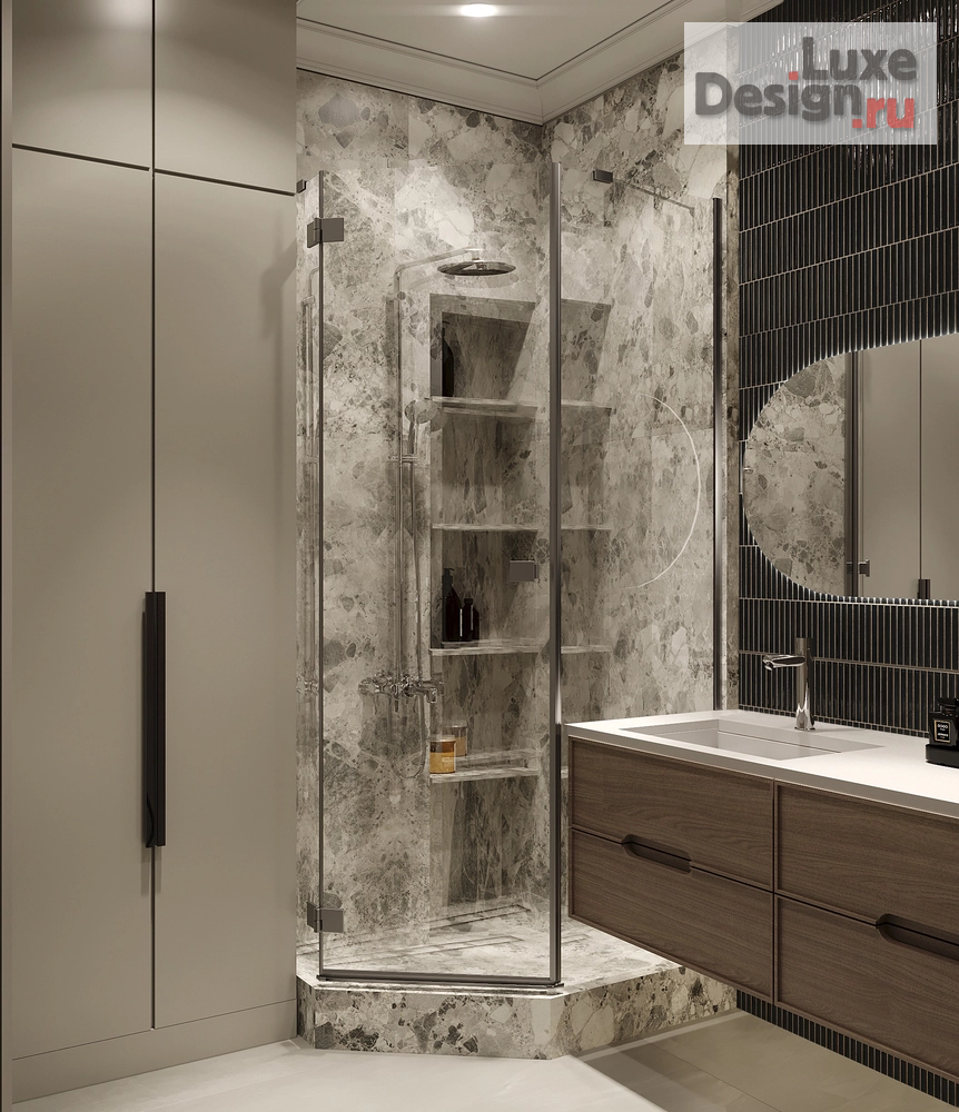 Дизайн интерьера трехкомнатной квартиры "Интерьер квартиры в ЖК Хюгге " (фото 21)