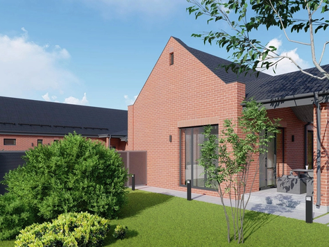 Частная архитектура в Челябинске "Проект П-образного дома "